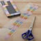 12 Packs: 3 ct. (36 total) Rainbow Border Bling Stickers by Recollections™